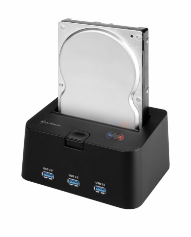 Sharkoon QuickPort H3 - док-станция USB 3.0 с установленным диском